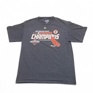 Grey San Francisco Giants 2012 World Series Champions T-shirt size L